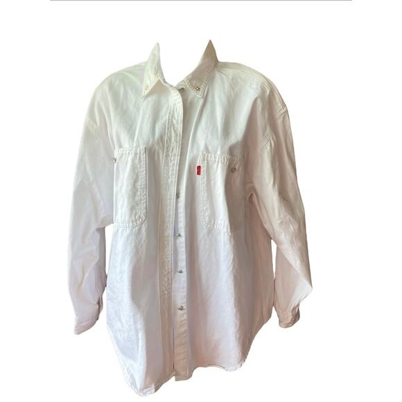 VTG MENS DENIM SHIRT - Picture 1 of 7